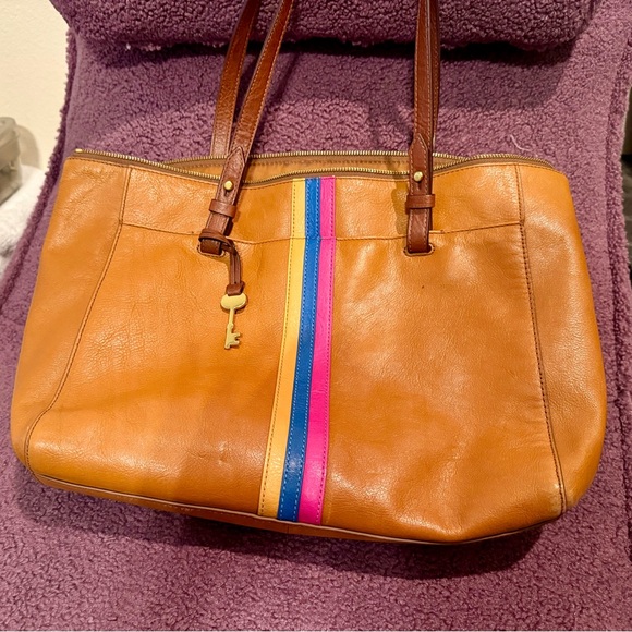 Fossil Handbags - Fossil Leather Tote Bag